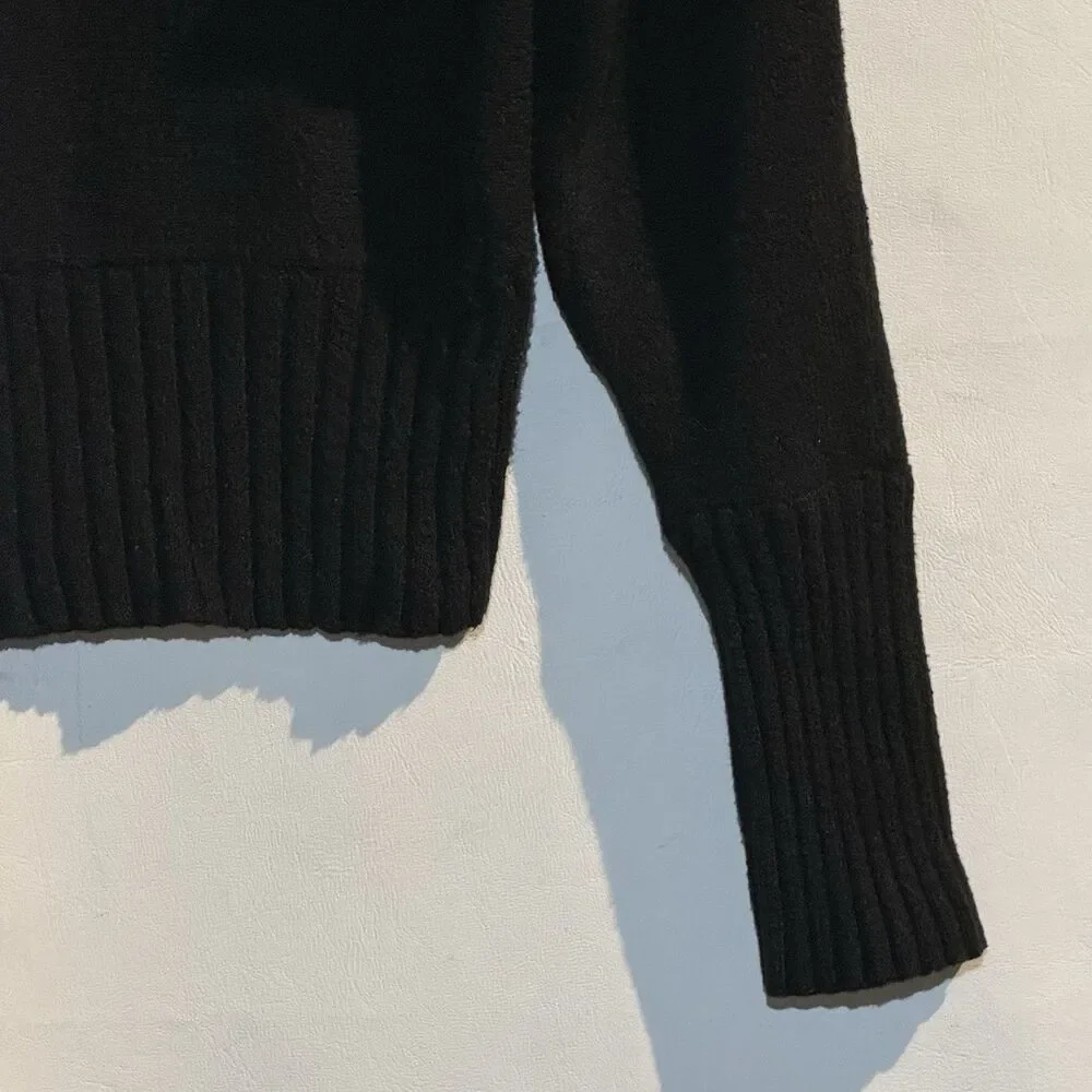 INC international concepts Black Knit Women’s Turtleneck Sweater Size Small